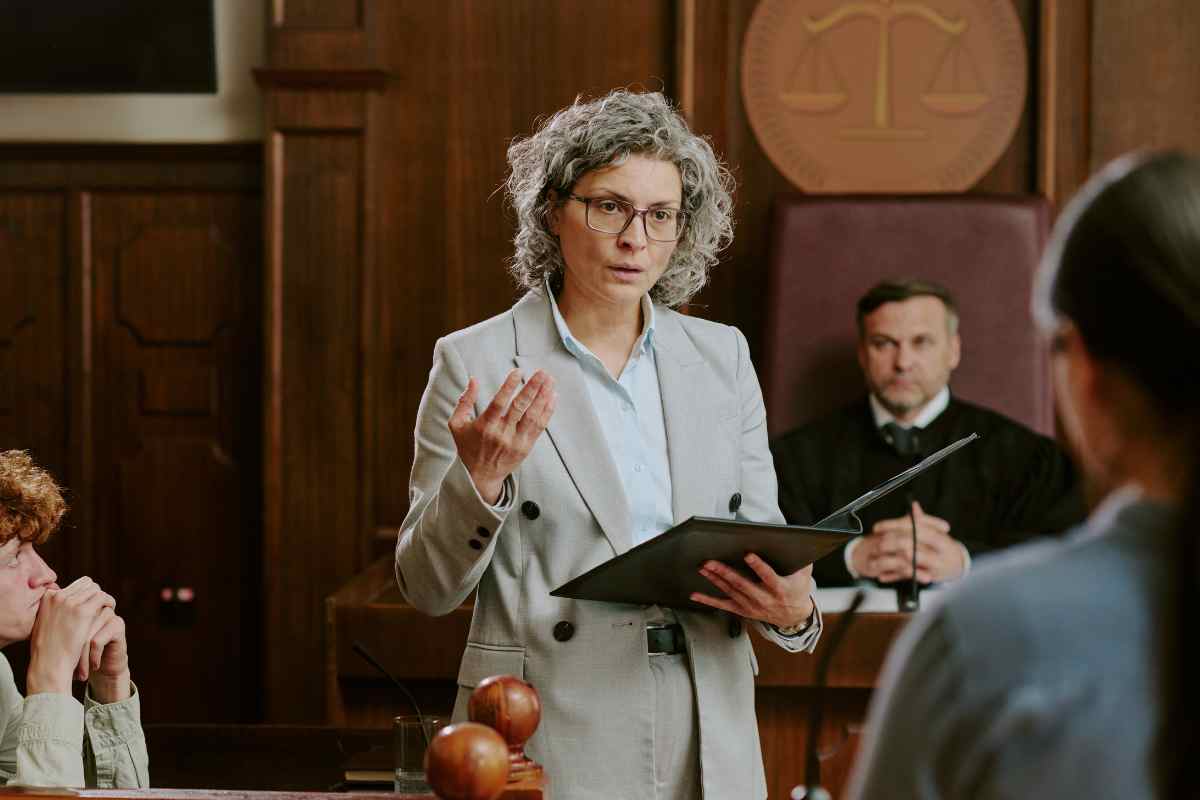 udienza in tribunale